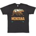 thumbnail image 3 of Inktastic Montana Vacation Bear Silhouette T-Shirt, 3 of 5