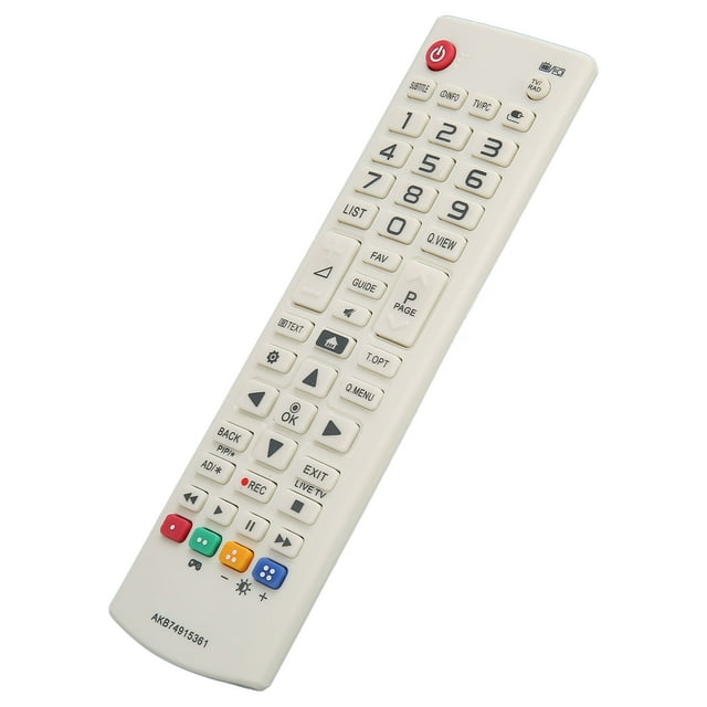 Reemplace el control remoto, AKB74915361 Control remoto Accesorios de TV compatibles Control remoto de TV Optimizado para la excelencia