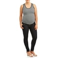 thumbnail image 3 of Oh! Mamma Maternity Women's Distressed Skinny Jeans with Full Panel (Women's & Women's Plus), 3 of 4