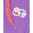 thumbnail image 6 of A FOR ADLEY Merch Super Soft Matching Color Block Fleece Set With Embroidered Logo on Top and Bottom (as1, alpha, m, regular), 6 of 7