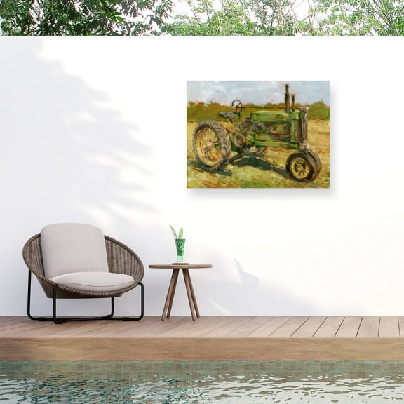 Ethan Harper 'Rustic Tractors I' Outdoor All-Weather Wall Decor