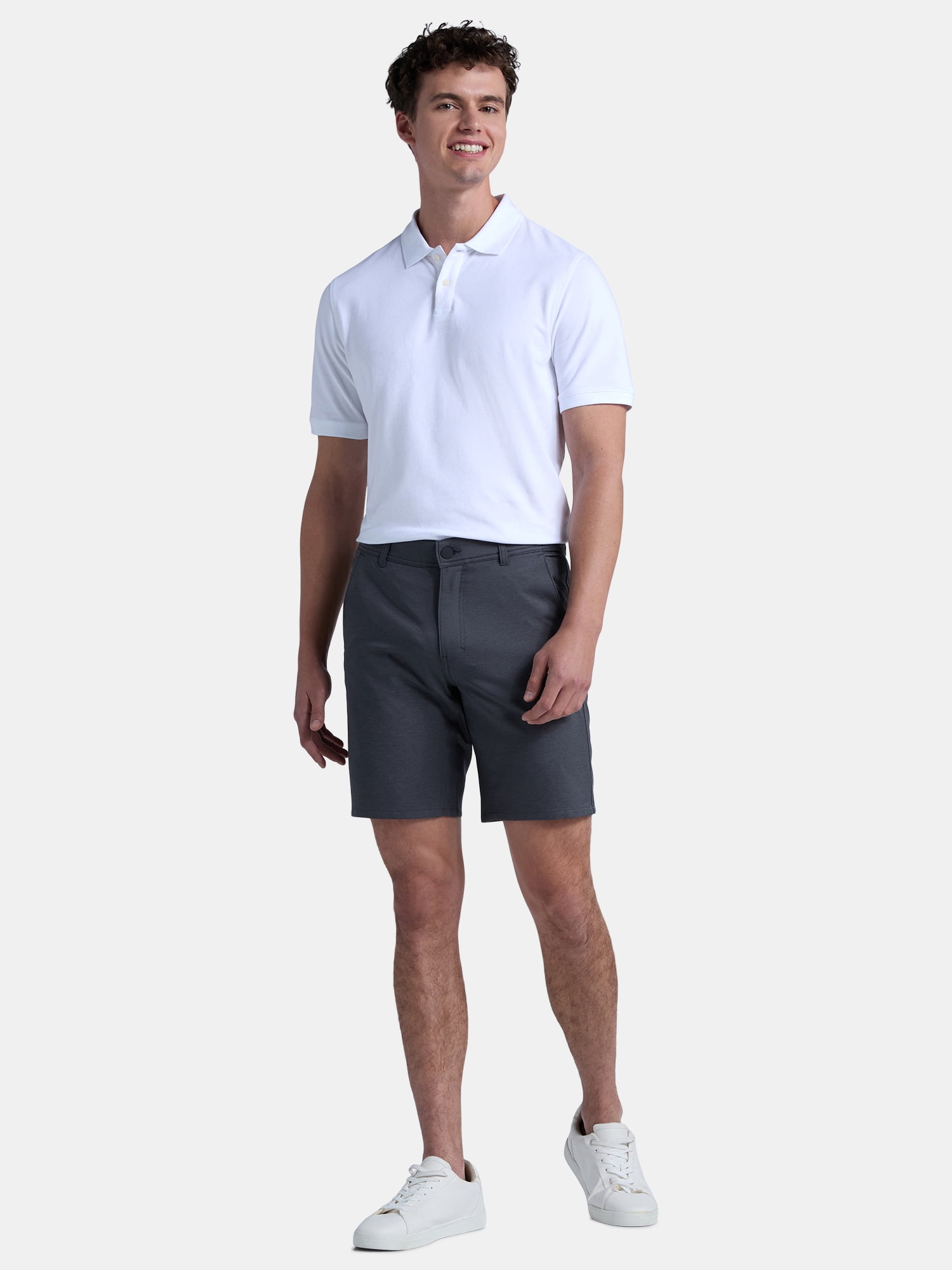 George Men's and Big Men's Commuter Shorts, 9 in Inseam, Sizes 30-46