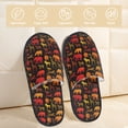 thumbnail image 2 of Fotbe Animal Pantuflas Peludas para Mujer con Estampado, Zapatillas de Peluche, Zapatos de Invierno para Casa, Uso Interior y Exterior-Large, 2 of 8