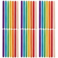 thumbnail image 1 of 200 palitos de madera jumbo de colores para manualidades, palitos de helado de colores, palitos para manualidades, proyectos de arte para el hogar, suministros de arte para el aula, colores surtidos, 1 of 7