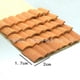 thumbnail image 1 of 50pcs Mini House Roof Tiles Lifelike Small Roof Tiles Models for DIY Crafts Simulation Roofing Dollhouse Shingles Micro Landscape Supplies for 1:16 Sc, 1 of 3