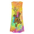 thumbnail image 5 of Scooby Doo Shaggy Sleeveless Dress For Womens Summer Novelty Sundress Soft Casual Knee Length Loose Tank Dress, 5 of 7