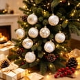 thumbnail image 5 of Christmas Ball Bright Color Scheme Christmas Ball Ornaments for Xmas Christmas Tree - 4 Style Shatterproof Christmas Tree Decorations Hanging Ball for Holiday Wedding Party (16pcs, 2.36"/6CM), 5 of 5