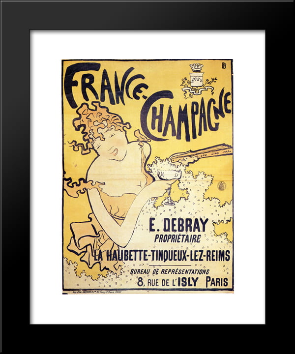 Poster advertising France Champagne 20x24 Framed Art Print by Bonnard ...