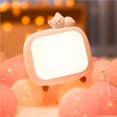 thumbnail image 4 of Luz De Noche Led Gatito Lindo Niños Lámpara De Dormir Mesa Luz De Noche 2400 Mah Batería Control Remoto Natural / Blanco / Luz Blanca Cálida Lámpara De Noche Encantadora Para Dormitorio Sala Methold HA021608-00, 4 of 7