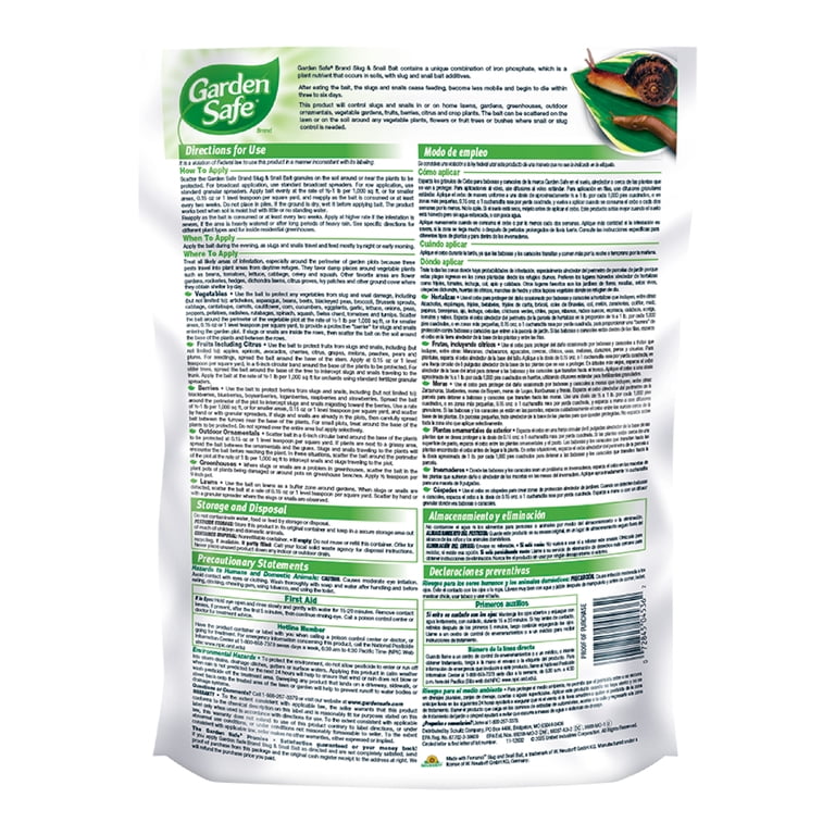 Garden Safe Slug and Snail Bait Granules, 2 pounds photo 8