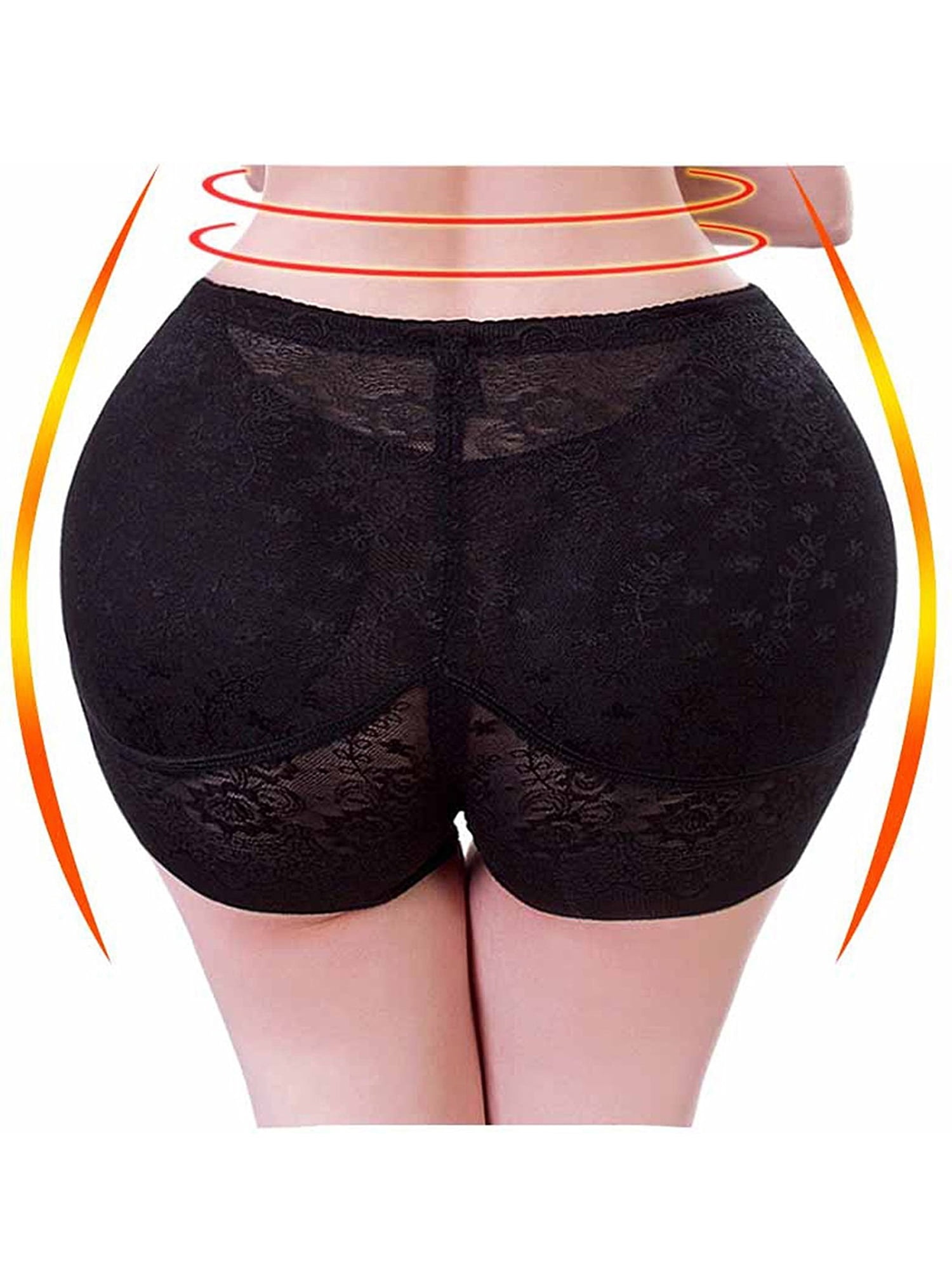 Buy SAYFUT Women's Butt Lifter Shapewear Padded Panty Seamless Shaper  Bottom Hip Enhancer Shaping Briefs Po Push Up Underwear for Girls Medium  Black at
