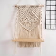 thumbnail image 3 of Macrame Wall Hanging Shelf Floating Shelf Boho for Bedroom Living Room, 3 of 9