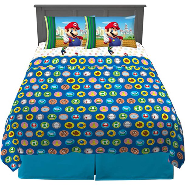 Franco Kids Bedding Super Soft Microfiber Sheet Set, 4 Piece Full Size ...