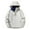 White, variant on DeHolifer Coat for Men Solid Color Winter Windproof Drawstring Zipper Long Sleeve Outwear Coat Jacket Navy 5XL