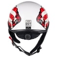 thumbnail image 4 of Casco de moto VCOROS VHF04 Half Face DOT XXL con bandera de EE. UU., 4 of 8