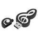 thumbnail image 4 of Unidad flash USB con apariencia de nota negra Linda memoria USB para transferencia de datos de películas y música Regalo 16GB, 4 of 10