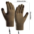 thumbnail image 3 of Kbndieu USB Heated Gloves for Men Women, Winter Gloves for Cold Weather, Heated Work Gloves for Work, Play, Ski, Bike, Hiking, Outdoor Adventure Clearance, 3 of 6