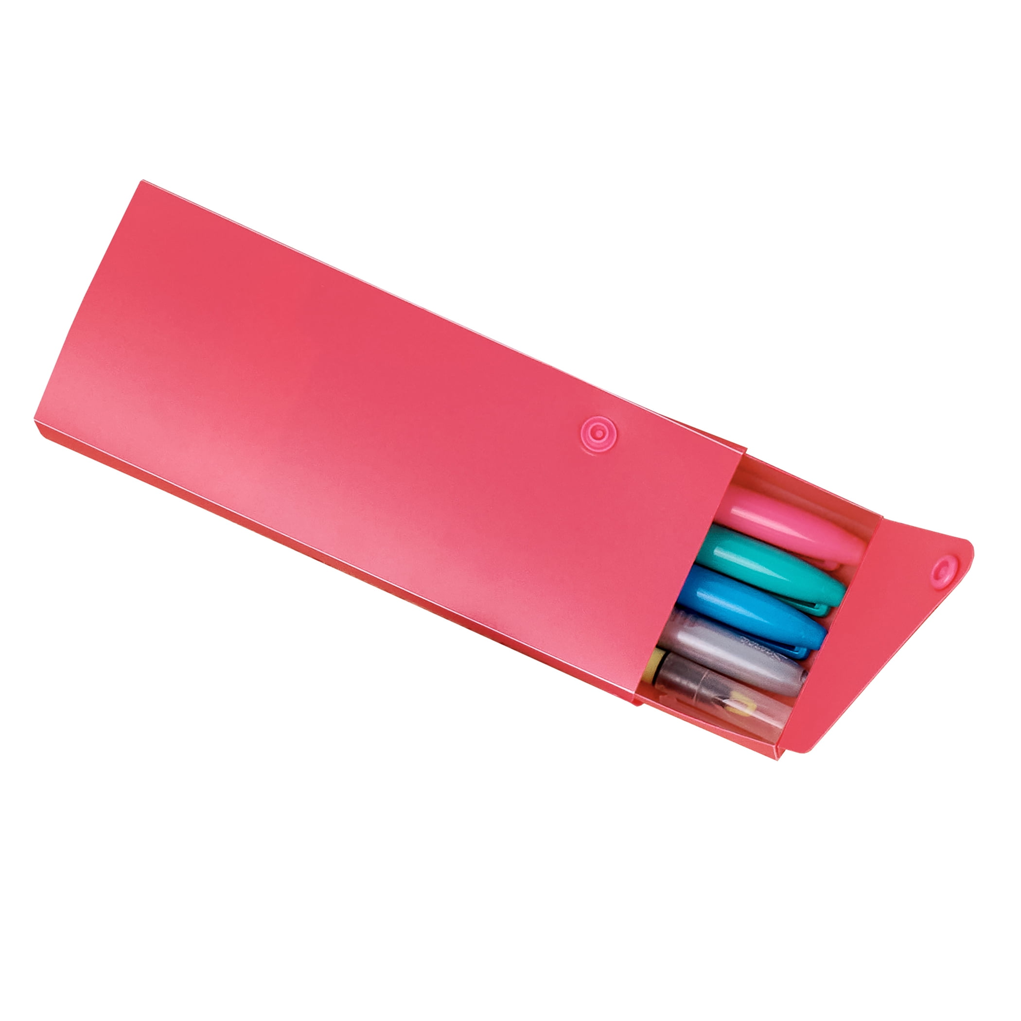 C-Line Slider Pencil Case, Assorted Tropic Tones Colors, Pack of 24