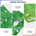thumbnail image 4 of Kids' Pajama Pants Soft Relaxed Fit Sleep Pants Lounge Pants with Pockets Green Ink Splatter Pattern Large, 4 of 9