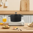 thumbnail image 1 of LOLIPPYY Bouilloire à Lait Portable avec Couvercle pour Restaurant 1Pcs, 1 of 6