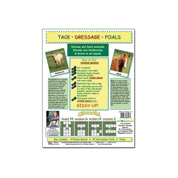 Lucy Hammett Horse Bingo