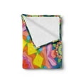 thumbnail image 2 of Mandala Soft Flannel Fleece Throw Blanket, Round Frame Oriental Mandala Design Inspired by Floral Petals in Vibrant Colors, Cozy Plush for Indoor and Outdoor Use, 50" x 70", Multicolor, by Ambesonne, 2 of 5