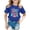 Blue, variant on Kids Back To School Clothes Athletic Fit Stretchable Fabric Round Neck Short Sleeve First Grade Rainbow Girls Boys 1st Grade Squad T-Shirt