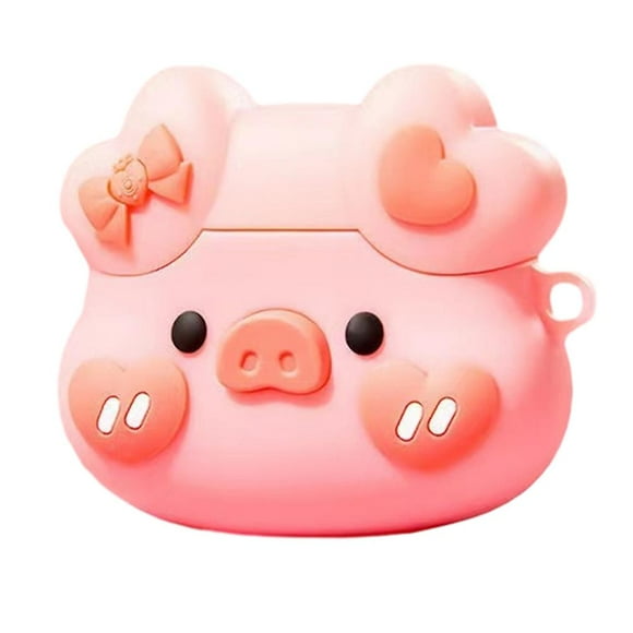 T Gift Of compatible Baseus W04 Lovely Cartoon TWS Earphone Anti-drop Case Soft Silicone Cover