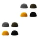 thumbnail image 3 of Sonducket Gorros de punto elásticos de 4 piezas, gorras casuales bordadas, gorro de Hip Hop lavable esponjoso, gorro de invierno para senderismo tipo 2 Tipo 1 2piezas Sonducket CBP583850, 3 of 6