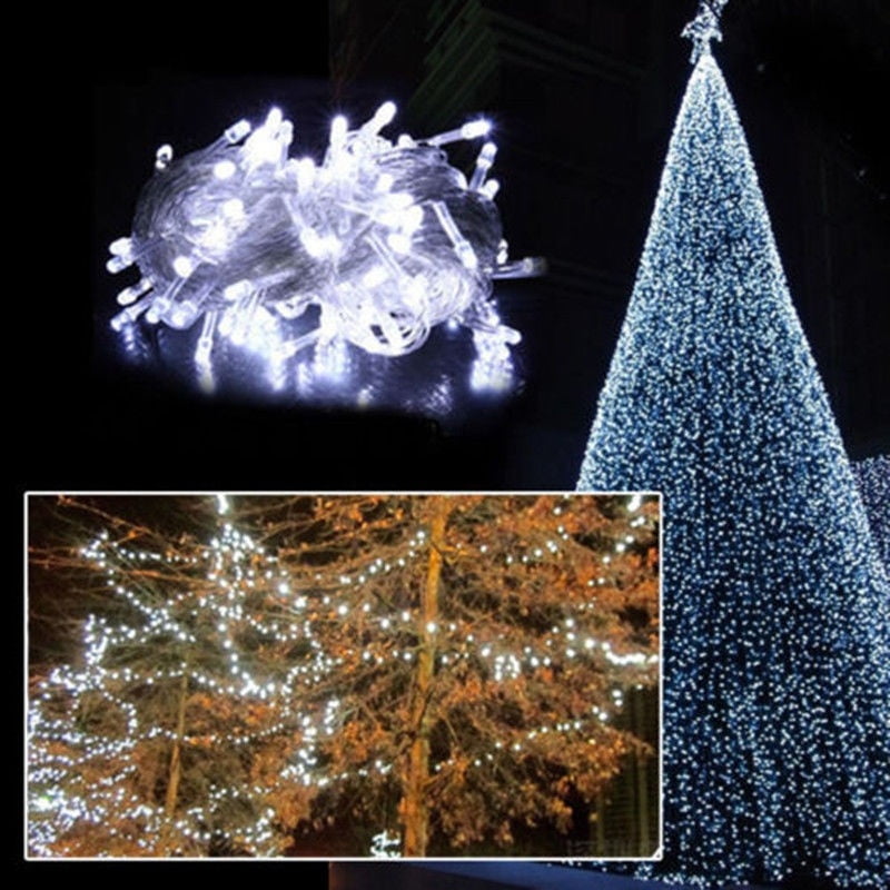 Fairy String Lights Lamp 10M 100LED Christmas Wedding Xmas Party Decor Outdoor E 