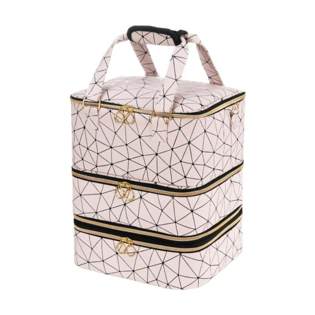 Organizador de esmaltes de uñas jinwen desmontable capacidad para 84 botellas 24 cm x 28 cm x 33 cm