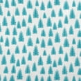 thumbnail image 2 of 18" x 18" Simply Daisy Christmas Trees Pattern Polyester Indoor/Outdoor Pillow, Turquoise Qty 1, 2 of 3