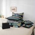 thumbnail image 4 of YST Big Pike Fish Bedding 7-Piece Rustic Farmhouse Lodge Comforter Set, Twin Size, Adventure Theme, 4 of 4