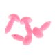 thumbnail image 3 of 100 piezas de plástico DIY artesanía Animal Triángulo títere perro muñeca marrón Rosado Sunnimix Nariz triangular de muñeca, 3 of 7