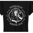 thumbnail image 3 of Country Casuals - Cowgirls Never Die - Women's Short Sleeve Graphic T-Shirt, 3 of 6