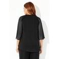 thumbnail image 2 of Catherines Women's Plus Size Dazzling Blouse, 2 of 6