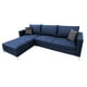 thumbnail image 5 of Sala Esquinera El Bazar Store Interlaken Azul marino 280X180 cm Tela Lino nacional Modular, 5 of 7
