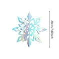 thumbnail image 3 of 12/6pcs Winter Christmas Snowflake Decorations, 3D Snowflakes Hanging Decorations for Christmas Garland Winter Holiday Home Birthday Party Decor, 3 of 9
