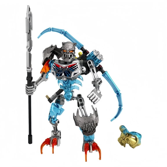 Bionicle-Style Skull Warrior Action Figure, 102-Piece Skeleton