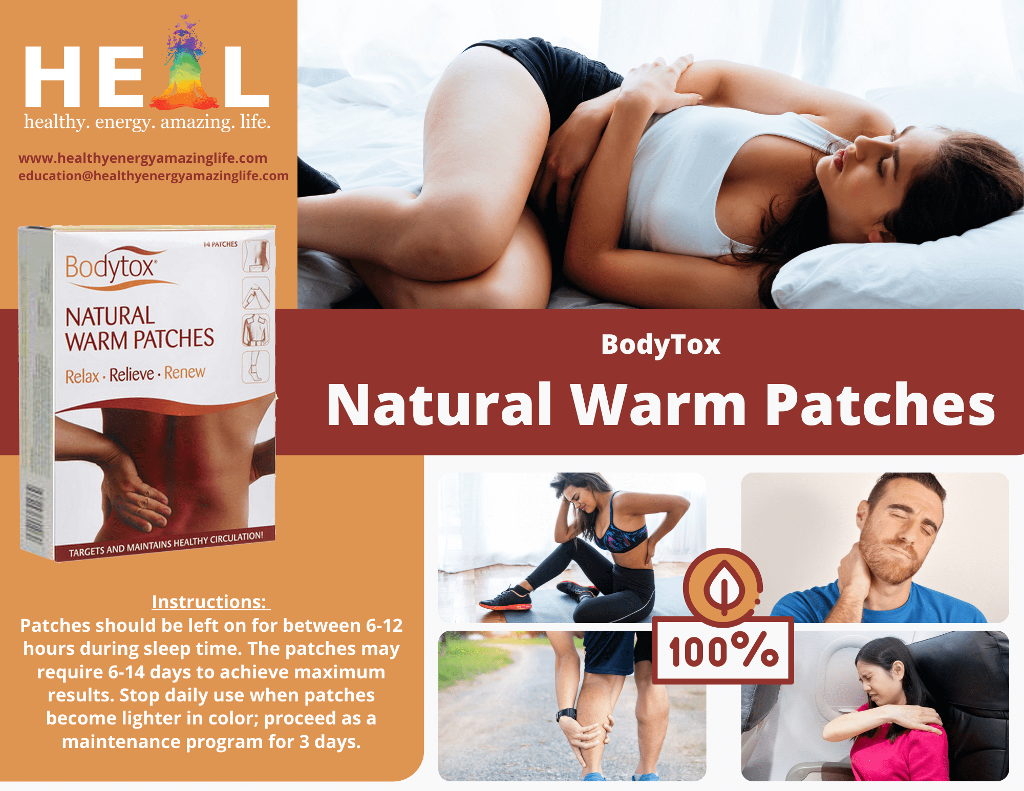 Body Thermal Patches Hotpads (Pack of 4) - NAcloset