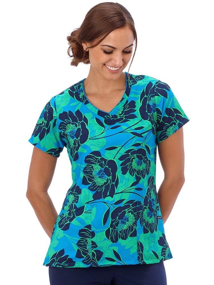 Printed Scrub Tops Australia Jockey® Scrubs - Classic Fit Collection By Jockey® Women's Mock Wrap