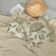 thumbnail image 6 of Sage Green Pillow Covers 18x18 Set of 2 Boho Floral Hydrangea Herbs Botanical Throw Pillows Vintage Flower Outdoor Decoration Pillow Cases Linen Farmhouse Cushion Case Decor for Couch Sofa, 6 of 7