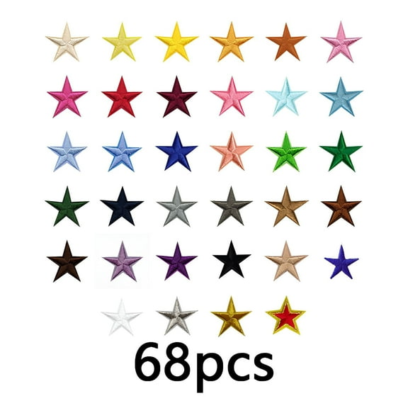 AUQ 68Pcs Iron on Patches,Convenient to Use Iron on Patches for Clothes,Elbow Decoration Available Patches for Clothes