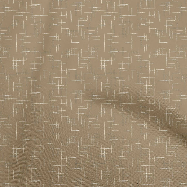 oneOone Polyester Spandex Brown Fabric Abstract Craft Projects Decor Fabric Printed By The Yard 56 Inch Wide