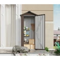 thumbnail image 4 of Villeston 2.7' x 1.8' High Quality Galvanized Iron Sheet, Waterproof Design, with a Solid Lock System, Easy to Assemble and Move,Brown, 4 of 8