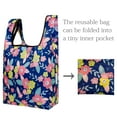thumbnail image 5 of Wrapables JoliBag Collection Reusable Shopping Bag (Set of 2), Pink & Blue Flowers, 5 of 5
