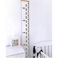 thumbnail image 1 of Wood Frame Fabric Canvas Kids Growth Chart | Height Measurement Ruler | Child's Room Decoration, 1 of 3