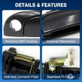 thumbnail image 3 of Car Exterior Outside Door Handle Black Front Rear Left Right For Kia Rio4 Rio5 2006-2011 82650-1G000, 3 of 6
