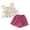 Beige, variant on Girls Outfits Small Flying Sleeve Cottn Two Piece Small Fresh Floral Top I Shorts Girls' Clothing Sets