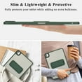 thumbnail image 6 of Case for iPad Pro 12.9" 2022/2018/2020/2021, with Built-in Kickstand Shockproof Rugged Skin-Feel Cover, Slim Military Grade Drop Protection Cover for iPad Pro 12.9" 2022/2018/2020/2021, Green, 6 of 7